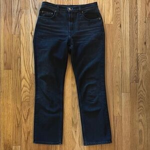 B Sides sz 26 super dark wash jeans zip fly great pre owned condition